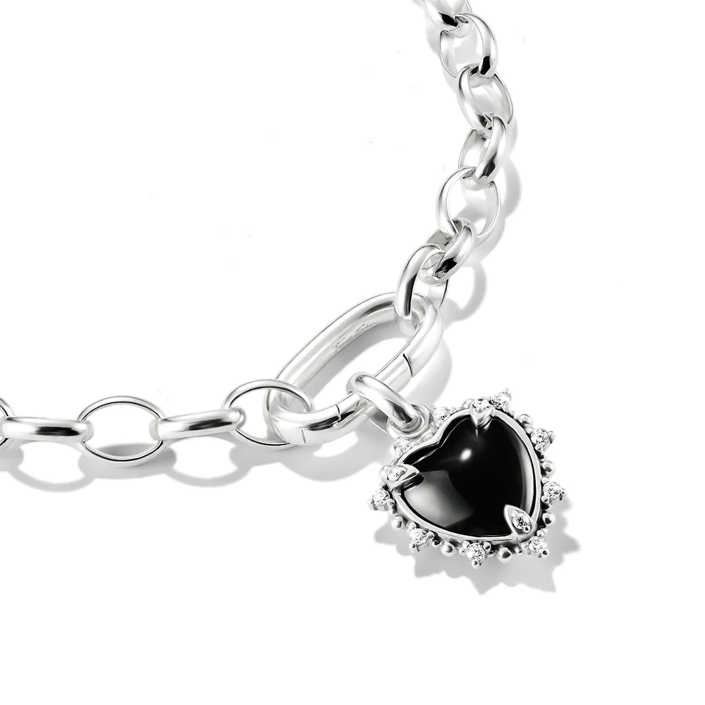 Thomas Sabo CC Connect Black CZ Vintage Heart - Image 2