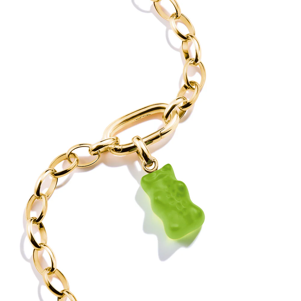 Thomas Sabo CC Connect Haribo Gold-Plated Apple Green Bear - Image 2