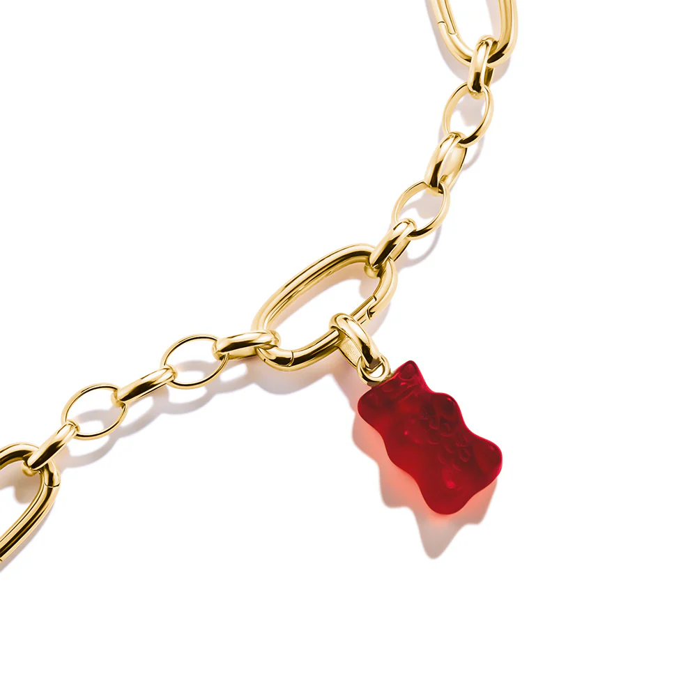 Thomas Sabo CC Connect Haribo Yellow Gold-Plated Strawberry Red Bear - Image 2
