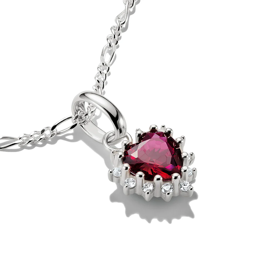 Thomas Sabo CC Connect Lab Grown Ruby & CZ Heart - Image 2