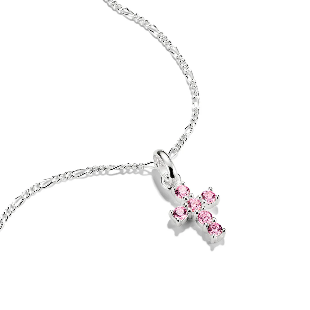 Thomas Sabo CC Connect Pink CZ Mini Cross - Image 2