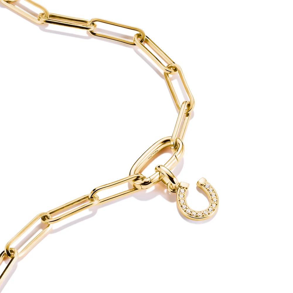 Thomas Sabo CC Connect Yellow Gold-Plated CZ Horseshoe - Image 2