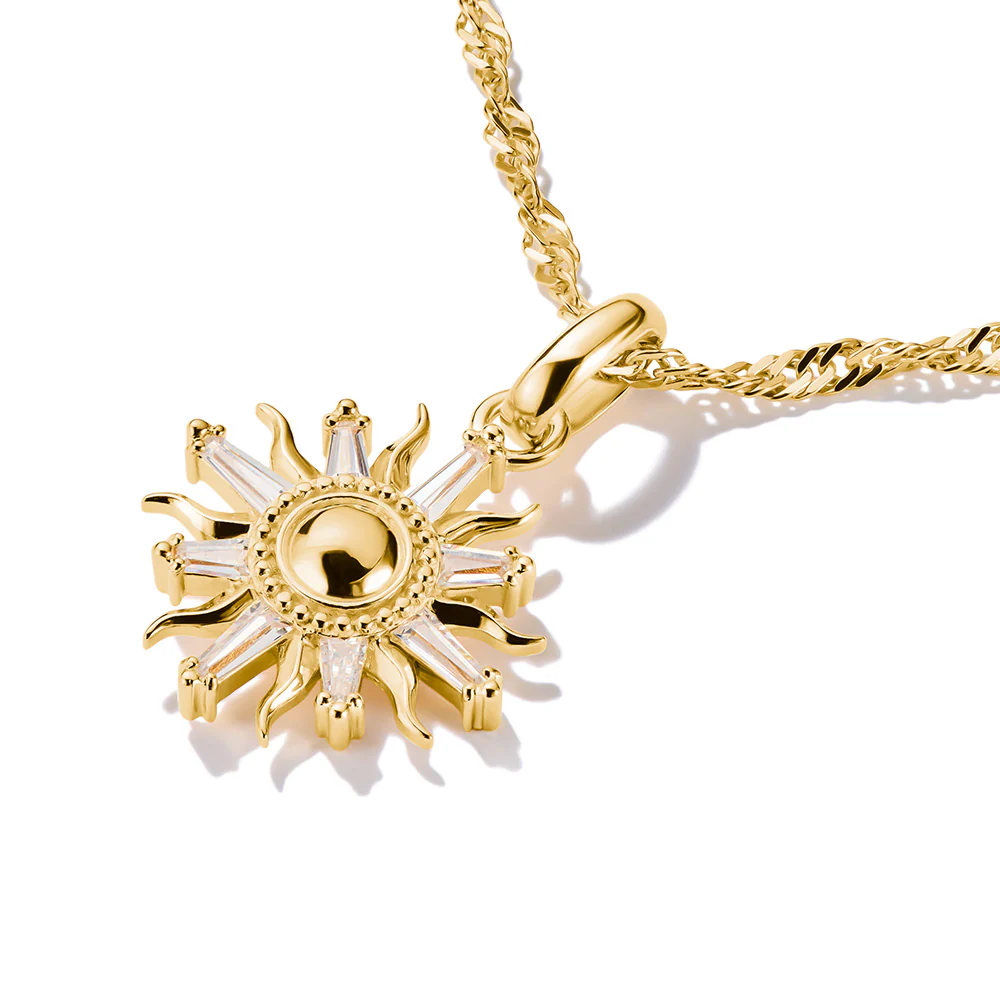 Thomas Sabo CC Connect Yellow Gold-Plated CZ Sun - Image 2