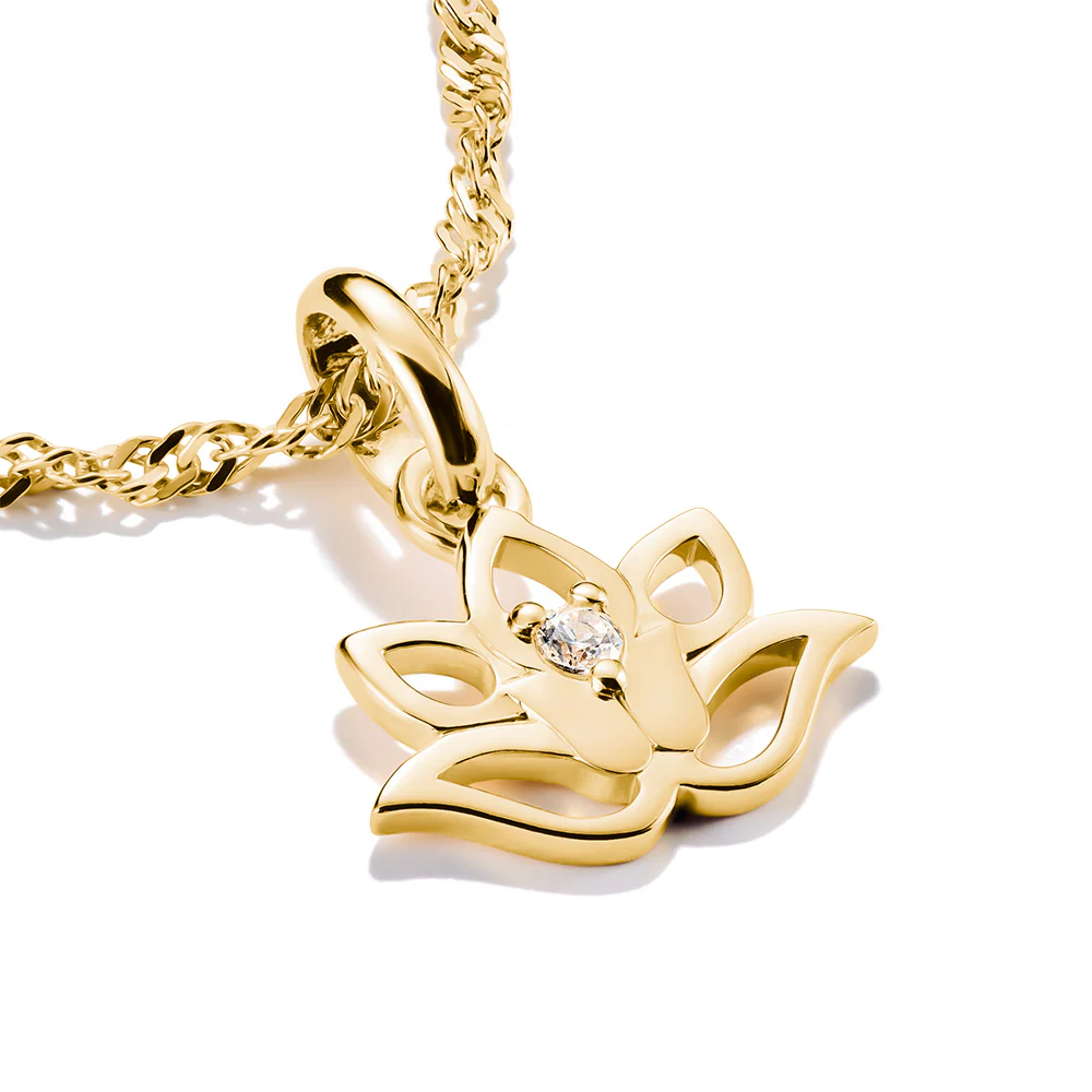 Thomas Sabo CC Connect Yellow Gold-Plated Lotus Blossom - Image 2