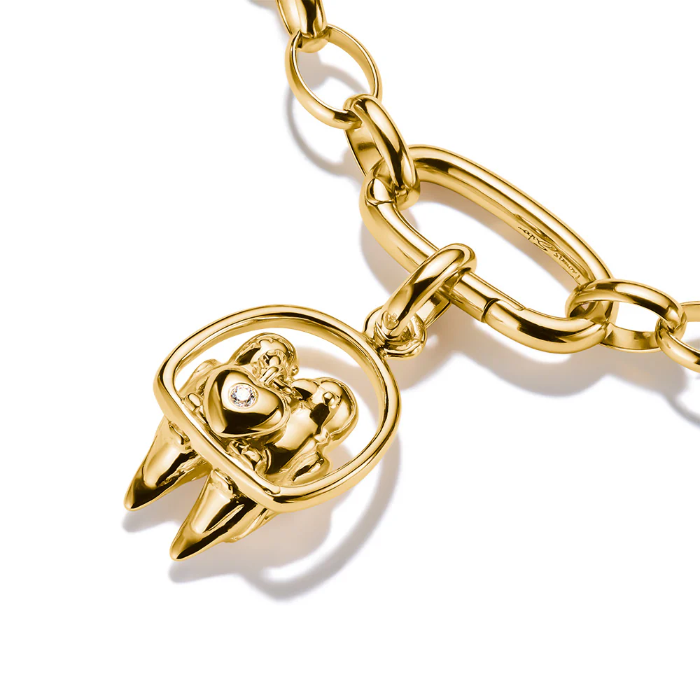 Thomas Sabo CC Connect Yellow Gold-Plated Lovebirds - Image 2