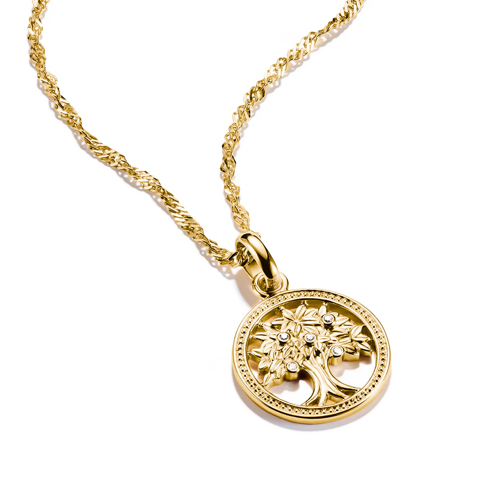 Thomas Sabo CC Connect Yellow Gold-Plated Tree of Love - Image 2