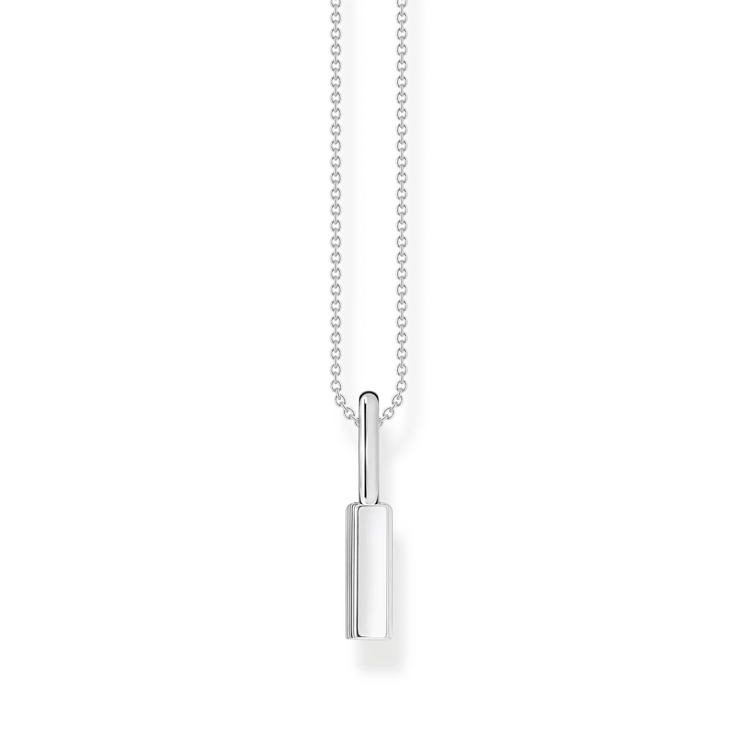 Thomas Sabo Engrav Sterling Silver Padlock on 40-45cm Chain - Image 2