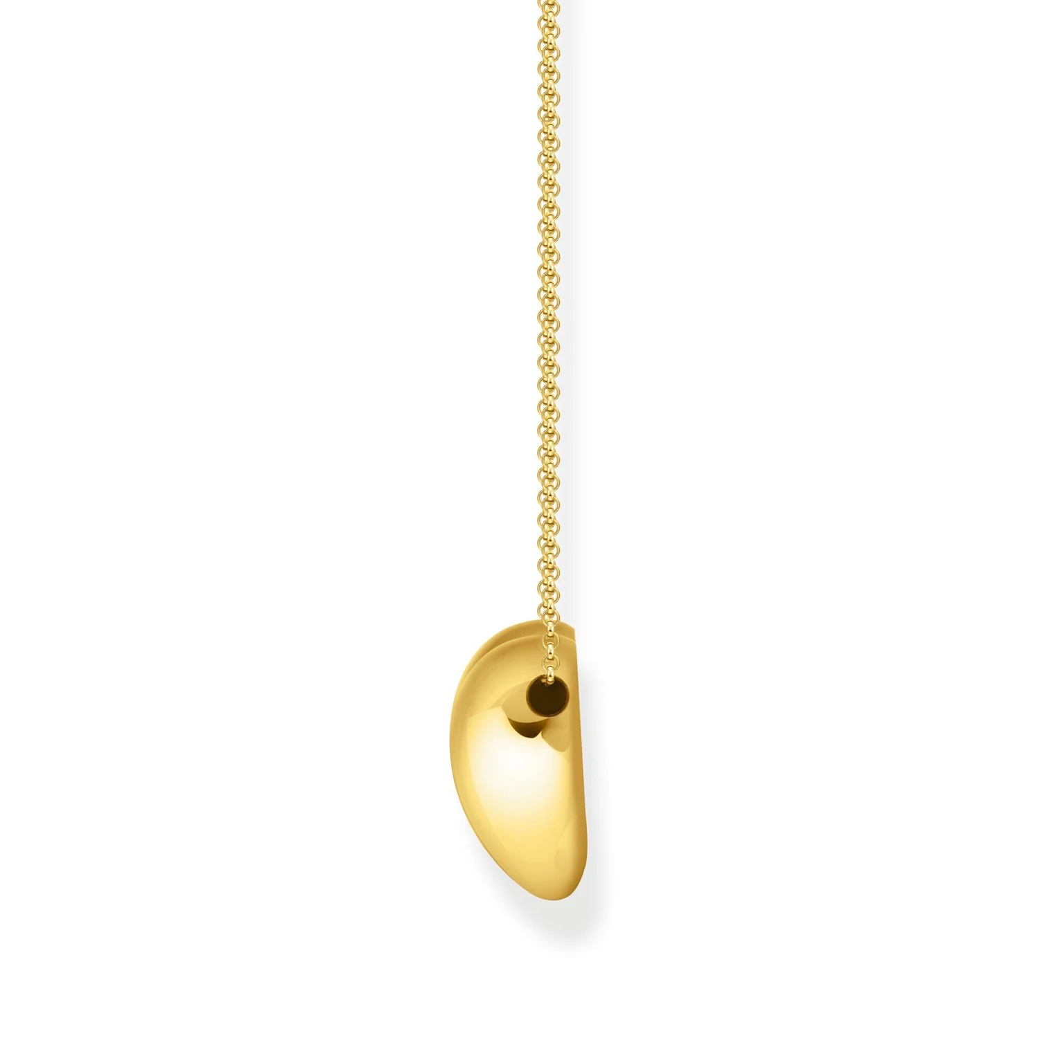 Thomas Sabo Gold Plated Sterling Silver Bold Heart Pendant On 40-45cm Chain - Image 2