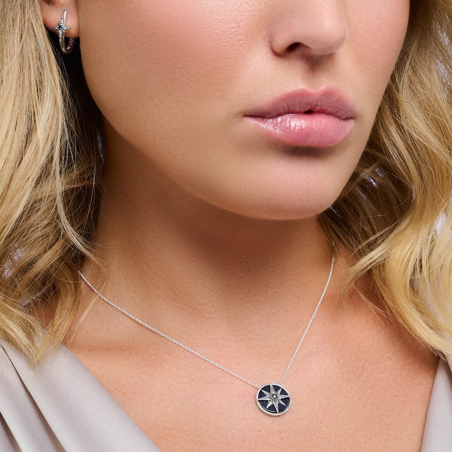 Thomas Sabo Magic Stars Sterling Silver Blue Sand 40-45cm Chain - Image 2