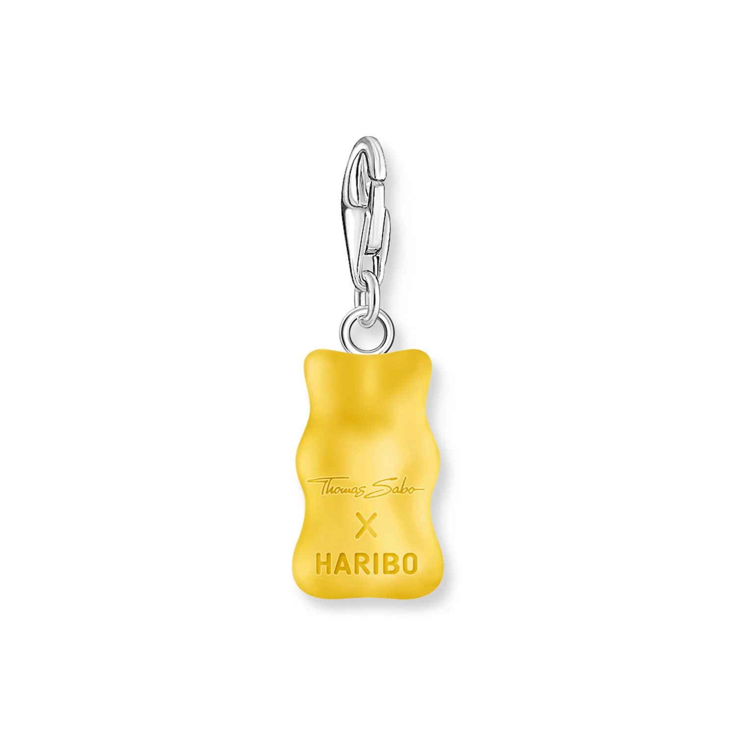 Thomas Sabo Sterling Silver Charm Club Haribo Lemon Yellow Bear Charm - Image 3