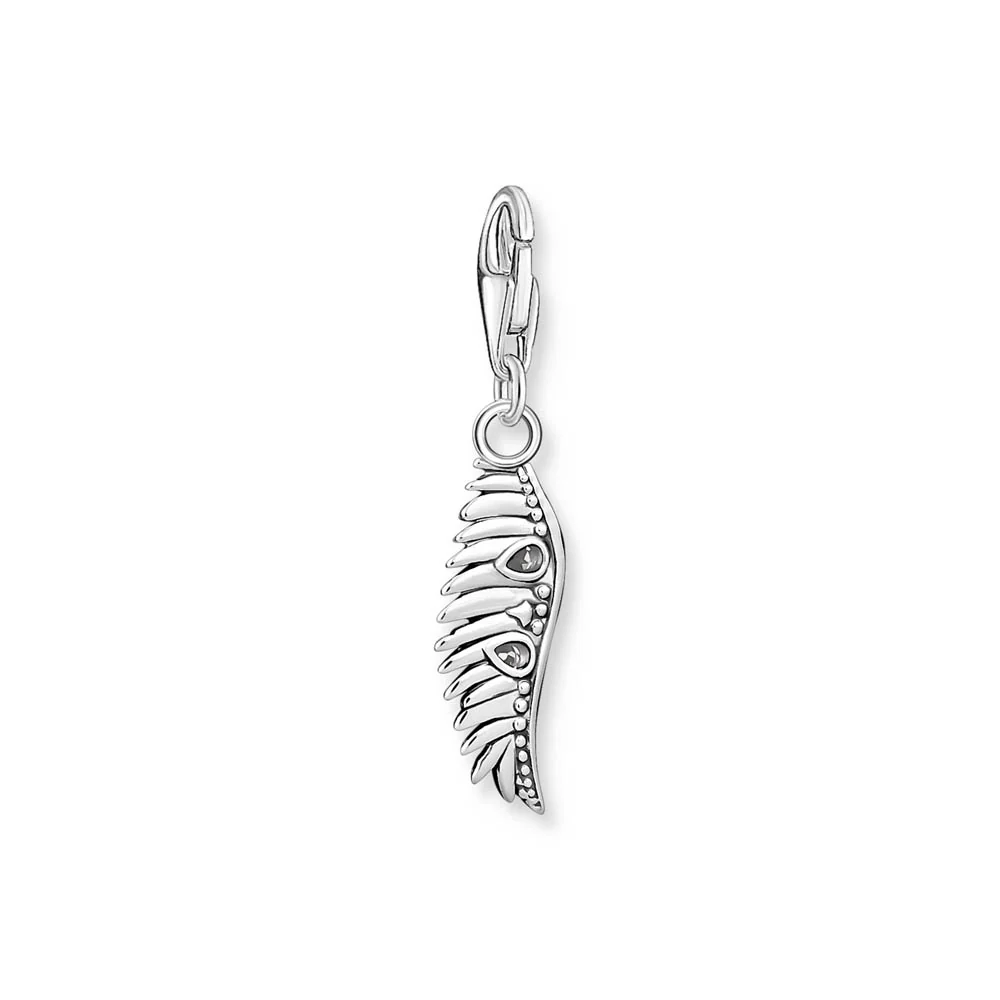 Thomas Sabo Sterling Silver Charm Club Phoenix Wing Charm - Image 2