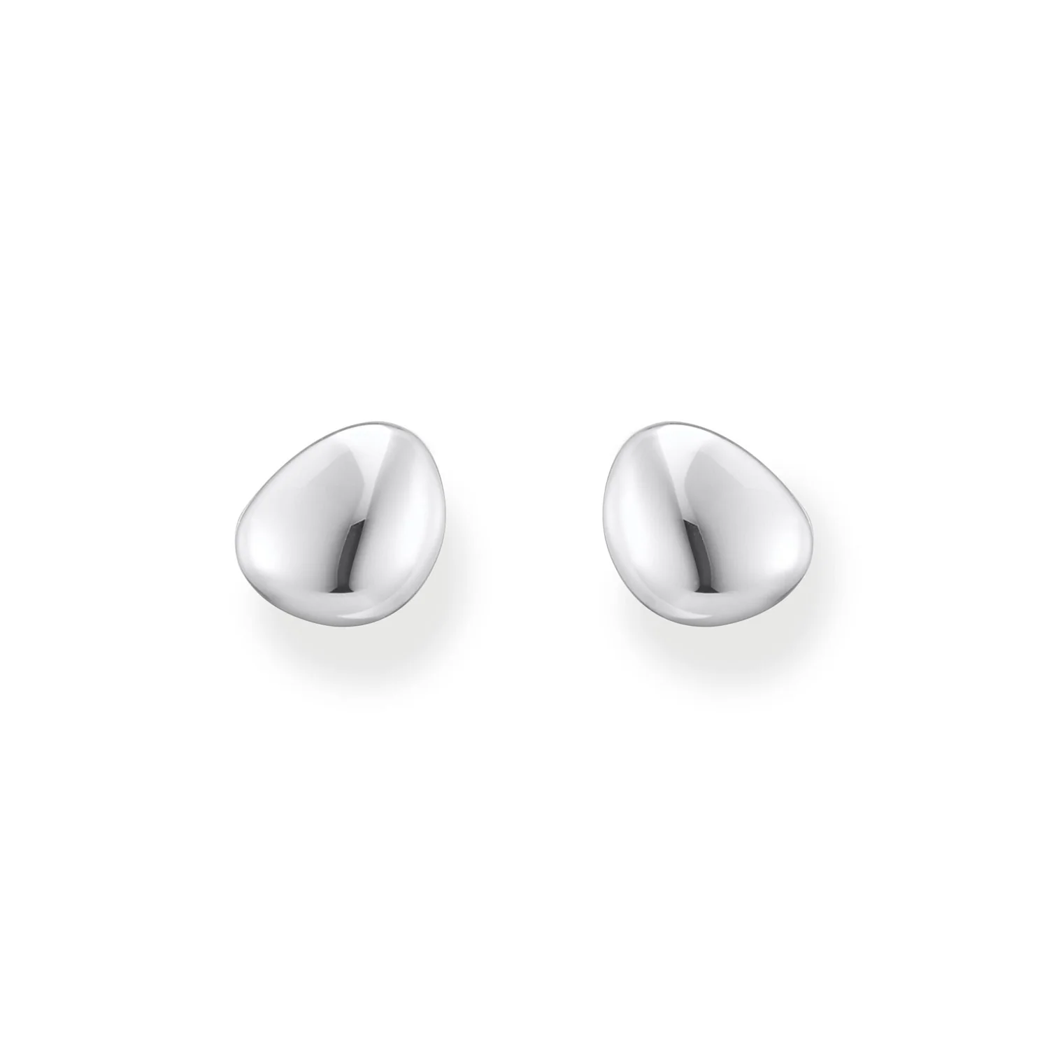 Thomas Sabo Sterling Silver Essential Organic Stud Earrings - Image 2