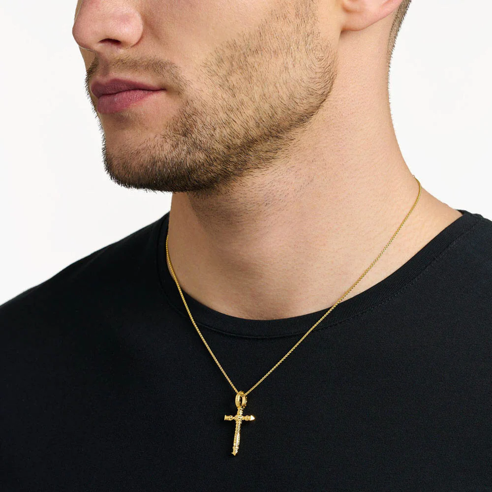 Thomas Sabo Sterling Silver Gold Plated Tudor Rose Cross - Image 3