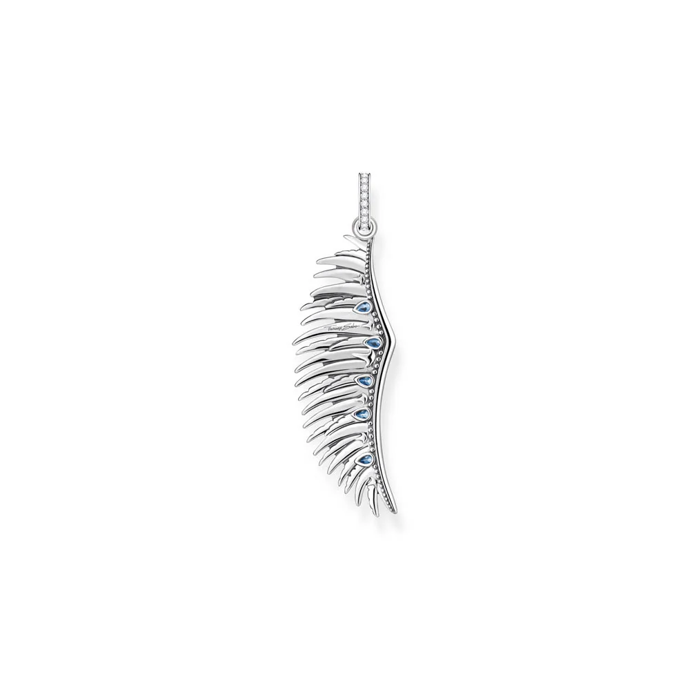 Thomas Sabo Sterling Silver Rising Phoenix Wing Pendant - Image 2