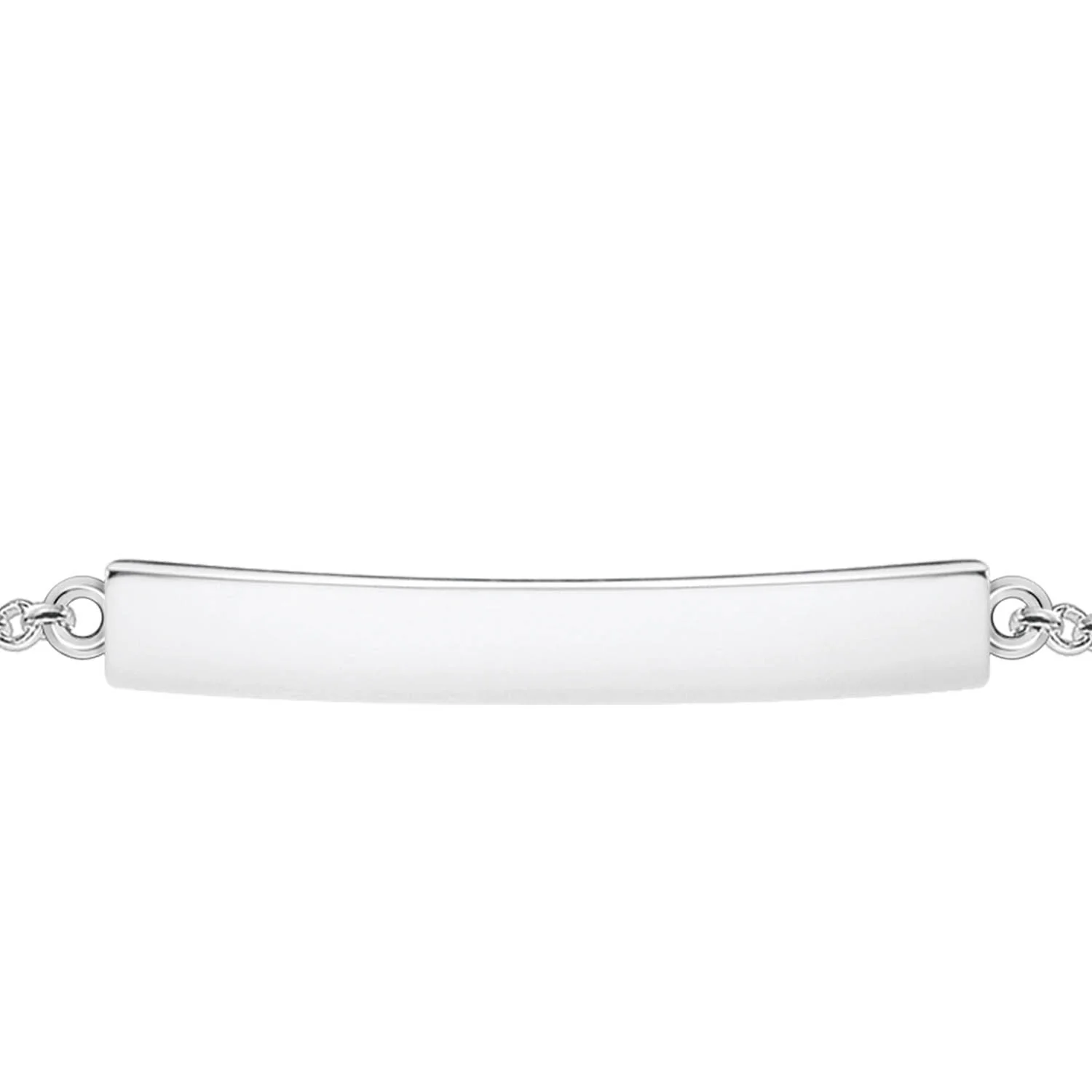 Thomas Saboo Engrav Sterling Silver Infinity Heart 16-19cm Bracelet - Image 2