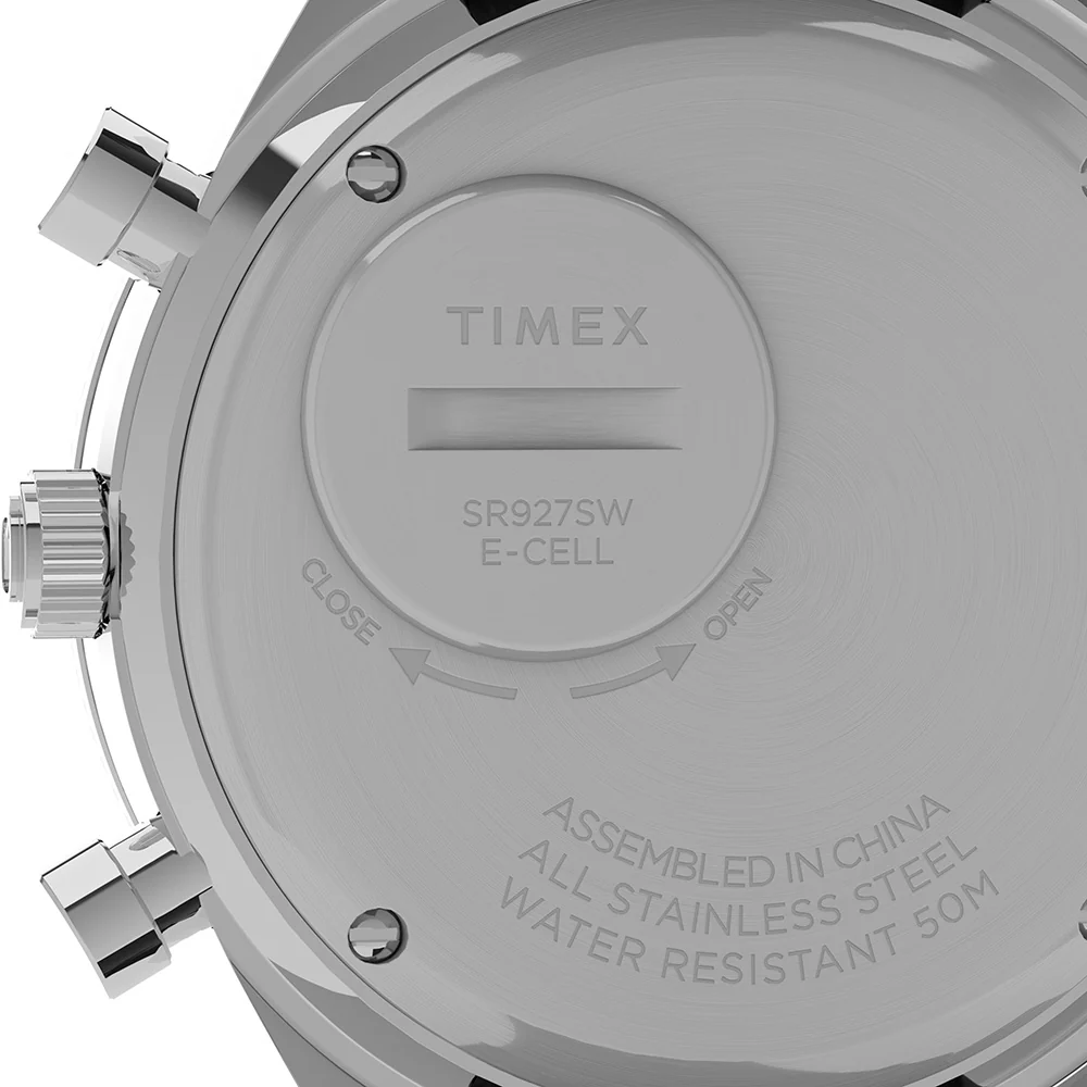 Timex TW2V42700 Lab Archive Black Leather Mens Watch - Image 5