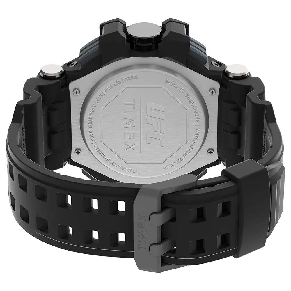 TimexUFC TW5M51800 Combat Black Silicone Mens Watch - Image 4