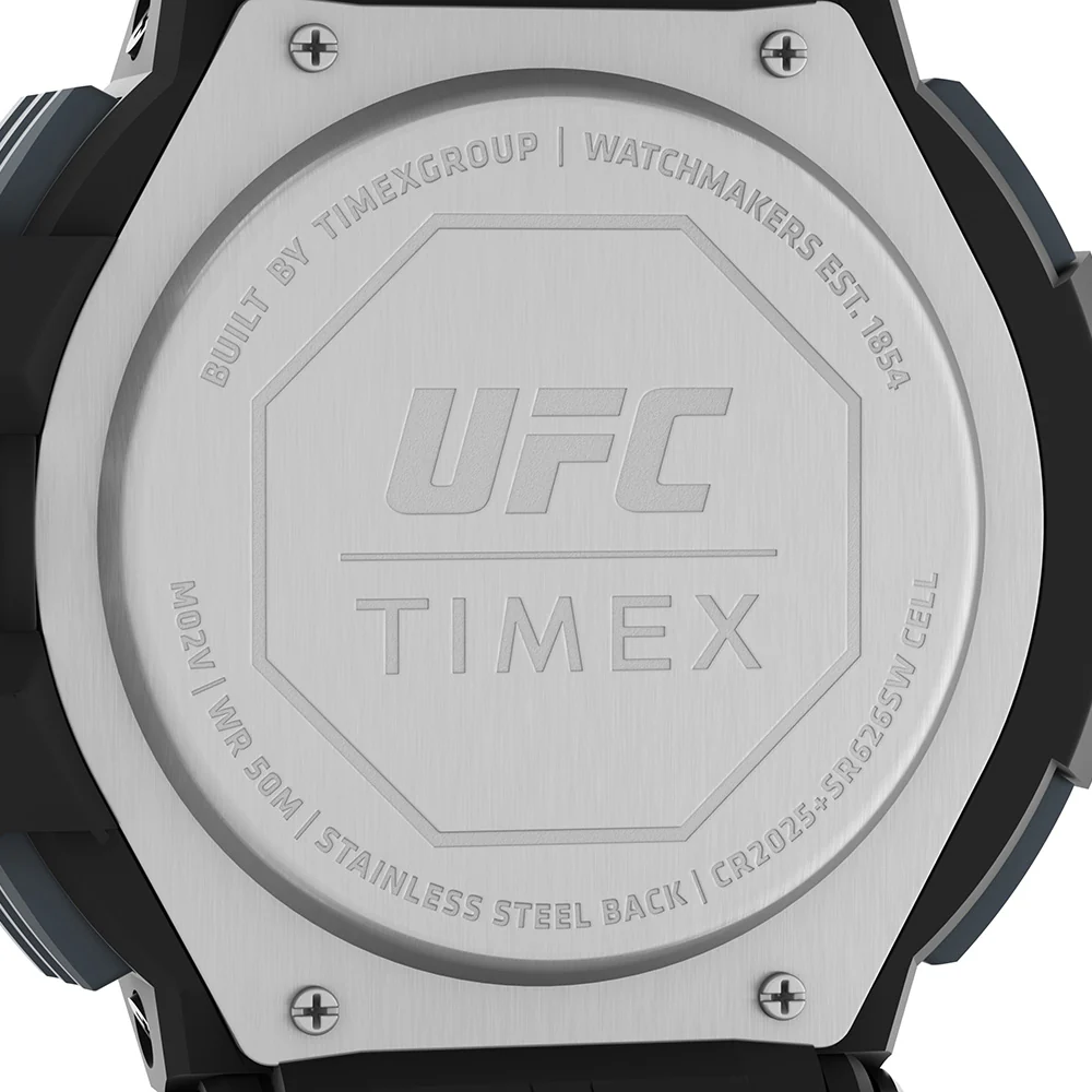 TimexUFC TW5M51800 Combat Black Silicone Mens Watch - Image 5