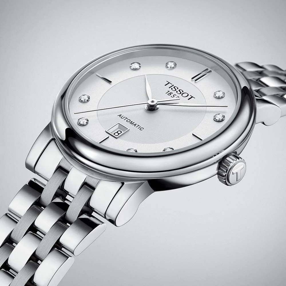 Tissot Carson Diamond Automatic T1222071103600 Stainless Steel Mens Watch - Image 4