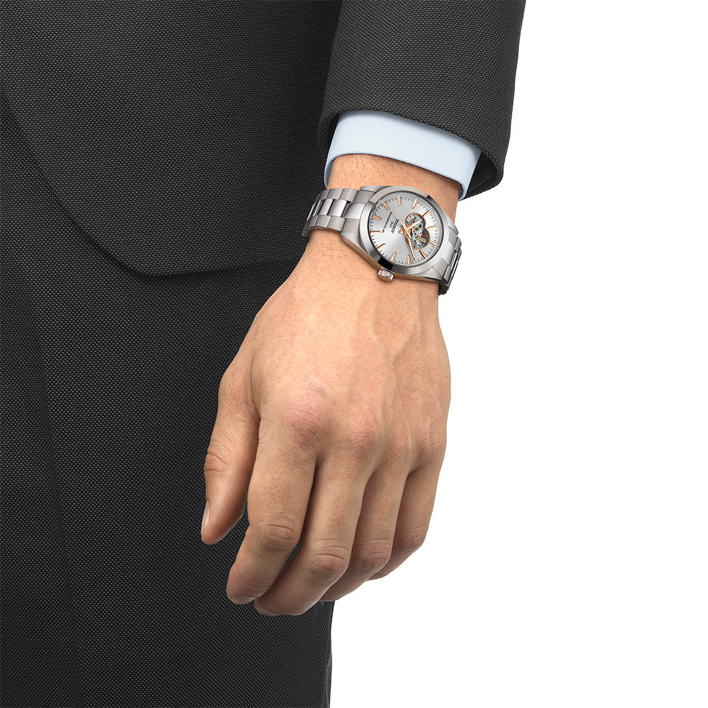 Tissot Gentleman Powermatic 80 Open Heart T1274071103101 - Image 6