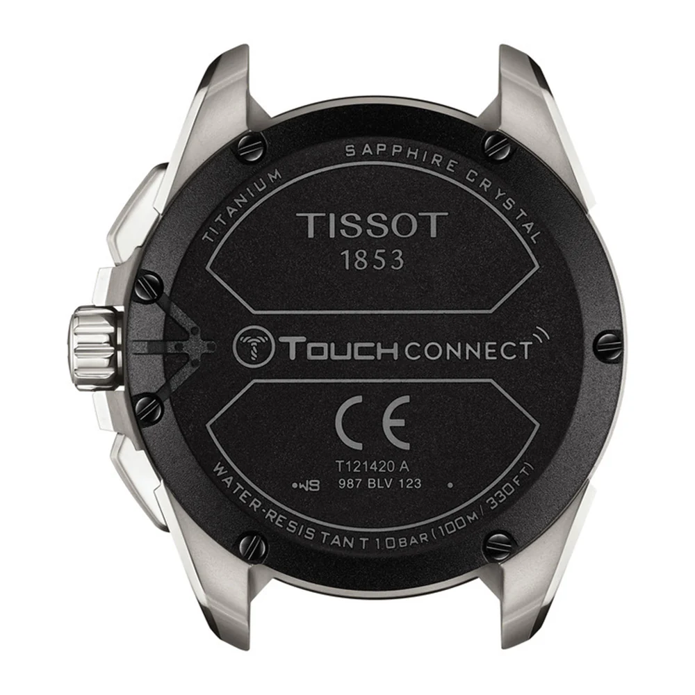 Tissot T-Touch Connect Solar T1214204705101 Titanium Red Silicone - Image 2