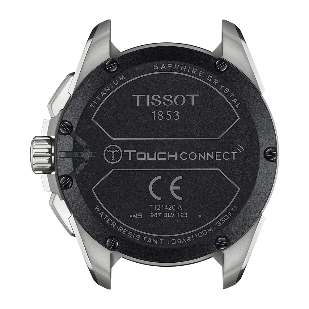 Tissot T-Touch Connect Solar T1214204705106 Titanium Blue Leather - Image 2