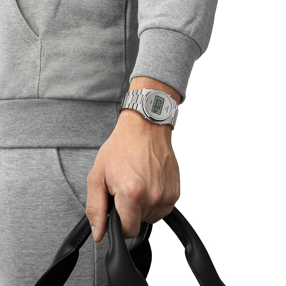 Tissot T1374631103000 PRX Silver Digital Mens Watch - Image 4