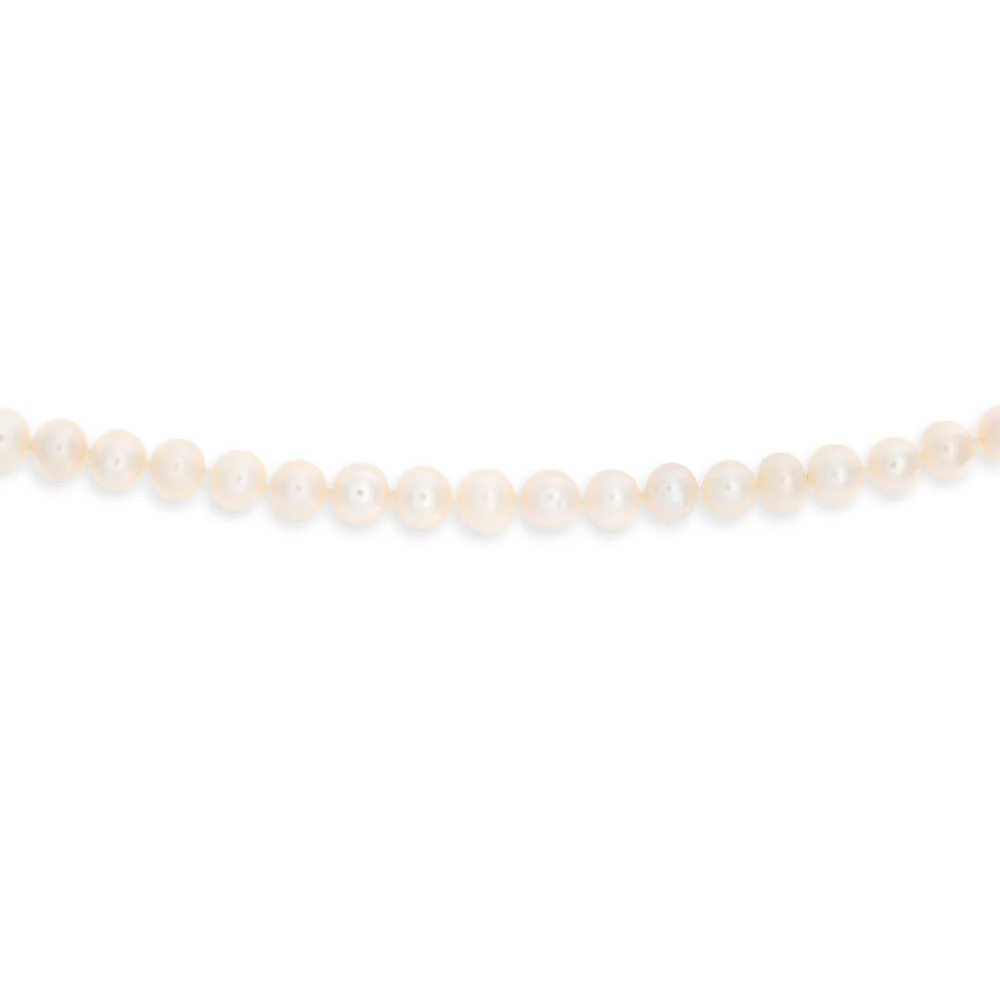 White Freshwater Strand 60cm Pearl Necklace - Image 2