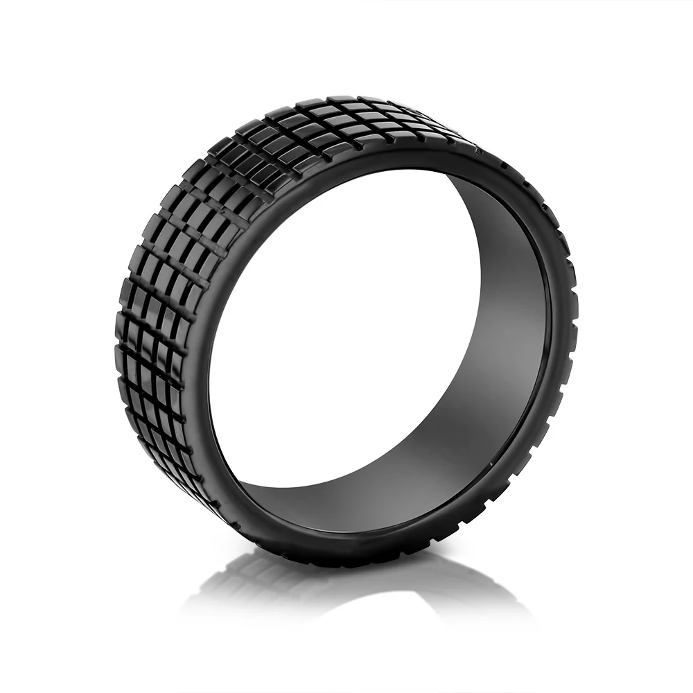 Zirconium 8mm Gents Ring 2.0mm Thick Standard Fit Size Y - Image 2